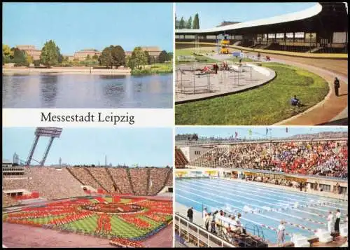 Leipzig Elsterbecken Deutsche Hochschule, Zentralstadion, Schwimmstadion 1979