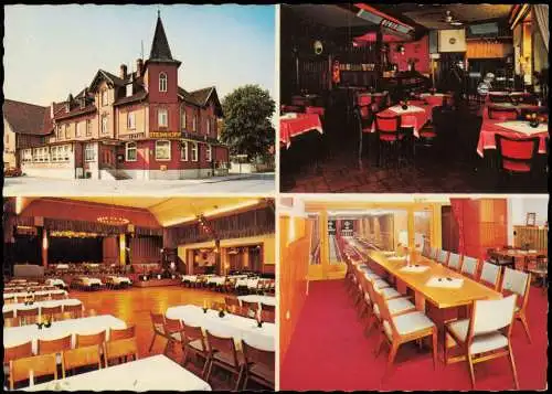 Ansichtskarte Freden (Leine) ADAC-Hotel Steinhoff Außenansicht Innen 1976