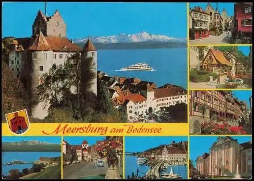 Ansichtskarte Meersburg Mehrbildkarte mit div. Ortsansichten 1997