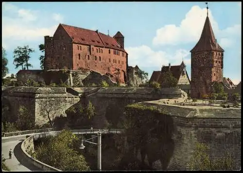Ansichtskarte Nürnberg Nürnberger Burg (Castle) 1960