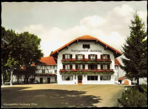 .Bayern Region Traunstein Alpengasthof Hochberg 775 m Bes. Frz. Jahner 1965
