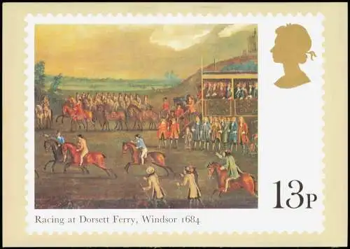 Windsor Racing at Dorsett Ferry, Windsor anno 1684 (Pferde-Rennen) 1979
