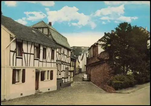 Ansichtskarte Remagen Milchgasse mit alter Stadtmauer 1970