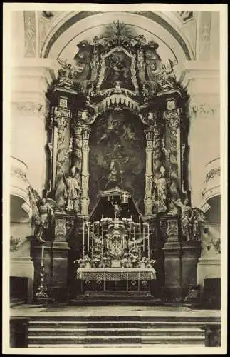 Foto Ruhpolding Kirche Altar 1956 Privatfoto