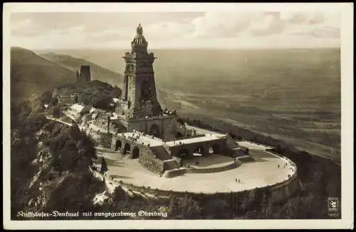 Luftbild Kelbra Kyffhäuser  Kaiser-Friedrich-Wilhelm Barbarossa-Denkmal 1939