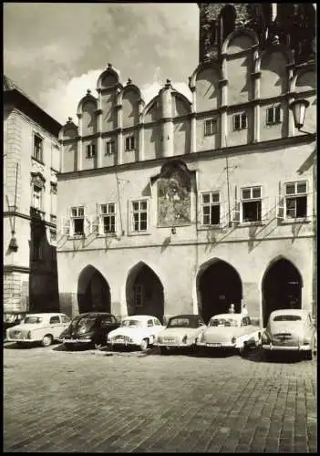 Postcard Prag Praha Frühere Teynschule Fotokarte 1972