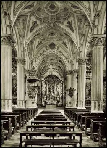 Ansichtskarte Polling Stiftskirche - Altar Fotokarte 1965