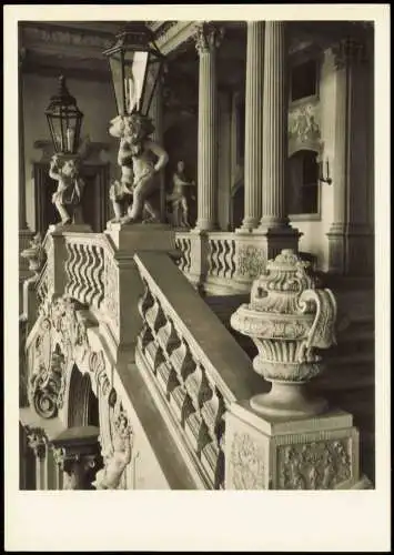 Ansichtskarte Pommersfelden Schloß Weißenstein - Treppenhaus 1965