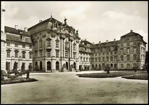 Ansichtskarte Pommersfelden Partie am Schloß Weißenstein 1964