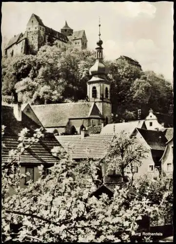 Ansichtskarte Rothenfels Stadt und Burg 1967