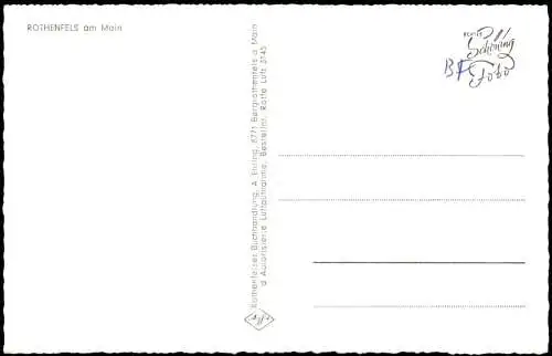 Ansichtskarte Rothenfels Luftbild 1969