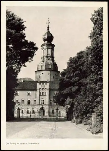 Ansichtskarte Jever Schloß 1962
