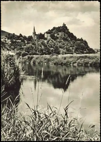 Ansichtskarte Saarburg/Trier Blick über den See auf die Stadt 1961