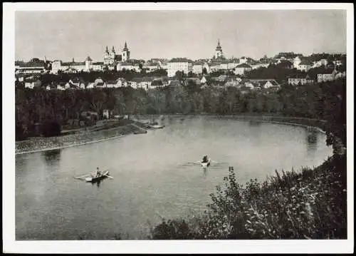 Postcard Saaz (Eger) Žatec Fernblick auf die Stadt 1972