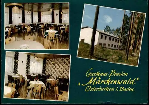 Ansichtskarte Osterburken Mehrbildkarte Gasthaus-Pension "Märchenwald" 1977