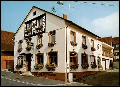 Ansichtskarte Müllheim (Baden) Gasthof Hirschen im Ortsteil Britzingen 1976