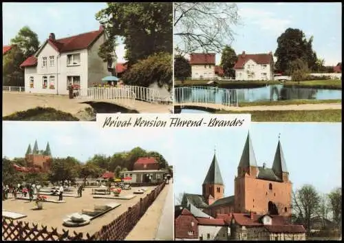 Königslutter am Elm Mehrbildkarte  mit Privat Pension Ahrend-Brandes 1966