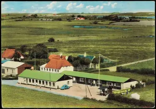 Postcard .Dänemark - Luftaufnahme "CHRISBO" Motel, KEGNES, DANMARK 1960