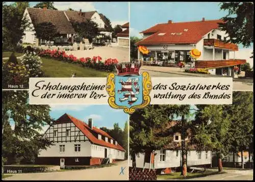 Ansichtskarte Grebenhain Mehrbildkarte Erholungsheime des Sozialwerkes 1976