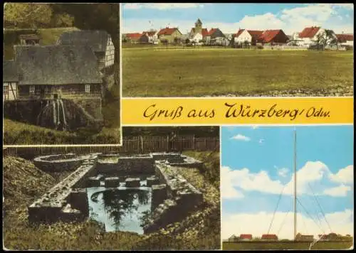 Würzberg-Michelstadt Mehrbildkarte Gruß aus Würzberg im Odenwald 1982