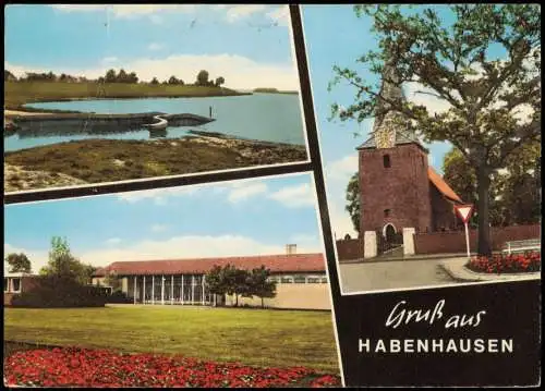 Habenhausen-Bremen Mehrbildkarte mit Ortsansichten Habenhausen 1980