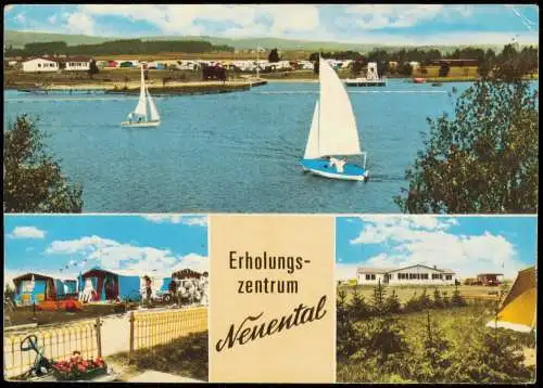 Neuental Mehrbildkarte Umlandansichten Zimmersrode Erholungszentrum 1975