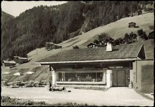 Ansichtskarte Gaschurn Alt-Montafon Café Grillroom 1963