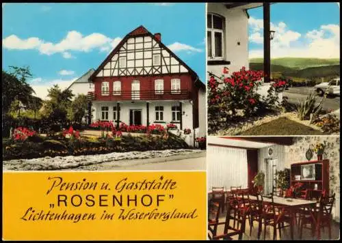 Ansichtskarte Lichtenhagen-Ottenstein 3 Bild Rosenhof 1978