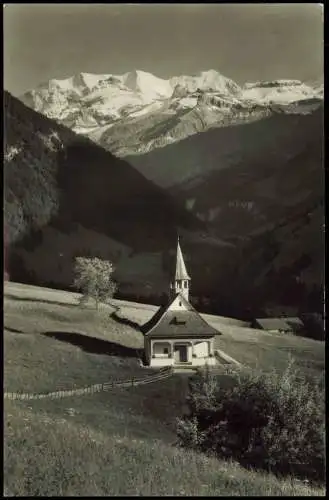 Ansichtskarte Kiental BE Kapelle Blümlisalp - Fotokarte 1971