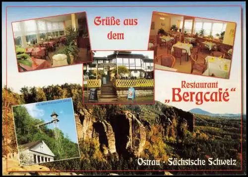 Ansichtskarte Ostrau-Bad Schandau Restaurant Bergcafé - Mehrbild 2012