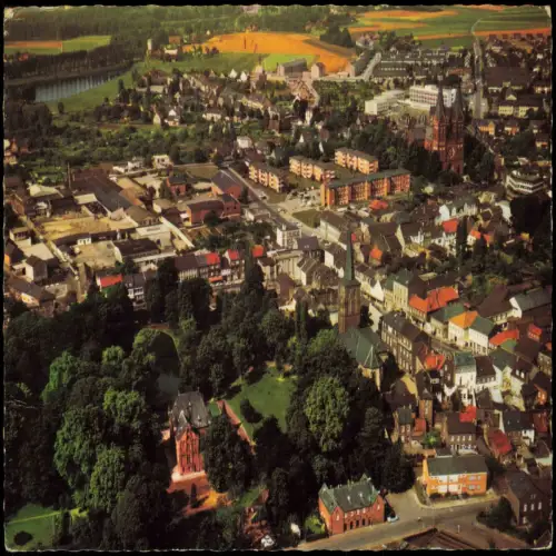 Ansichtskarte Lobberich-Nettetal Luftbild 1977