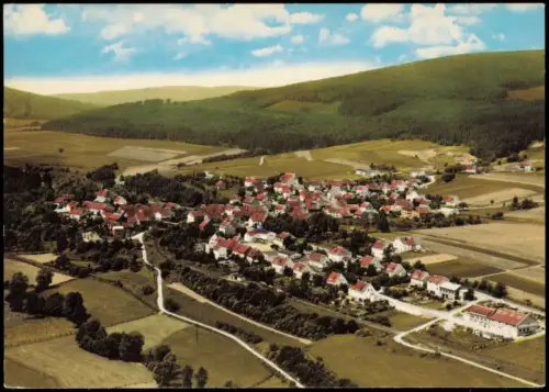 Ansichtskarte Densberg-Jesberg (Schwalm-Eder-Kreis) Luftaufnahme 1968