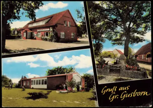 Ansichtskarte Groß Gusborn-Gusborn Tannenkrug Wilhelm Muchow 1972