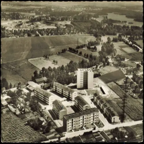 Ansichtskarte Holweide-Köln Wohnsiedlung aus der Luft 1965