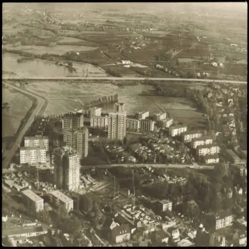 Ansichtskarte Pinneberg Pinneberg aus der Luft 1970