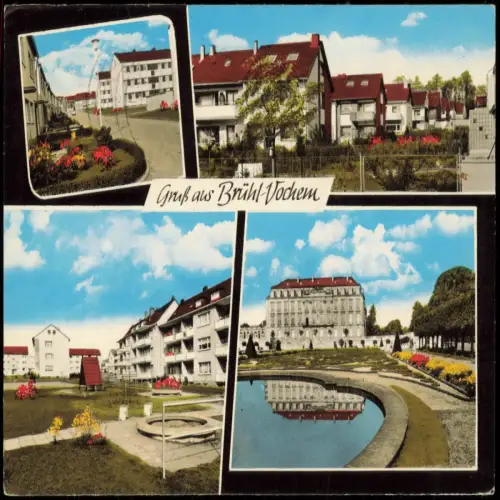 Ansichtskarte Vochem-Brühl Mehrbildkarte mit Ortsansichten 1971