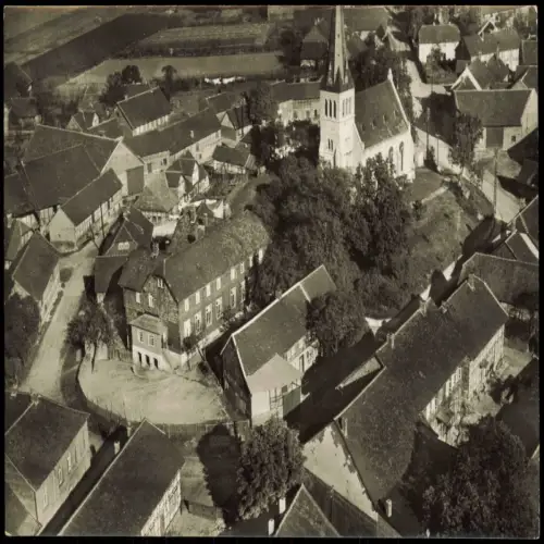 Groß Steinum-Königslutter am Elm Luftbild Groß Steinum v. Flugzeug aus 1960
