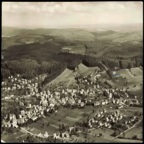 Ansichtskarte Hammelbach-Grasellenbach Luftaufnahme Luftbild 1969