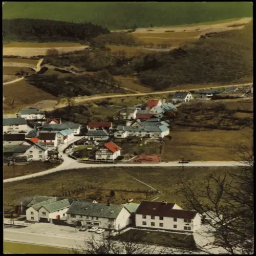 Ansichtskarte Nierfeld-Schleiden-Gemünd Talansicht mit Häusergruppe 1972