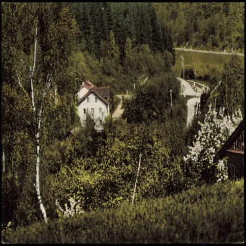 Ansichtskarte Teisnach Gumpenried Gasthaus und Pension Zur Eisenbahn 1965