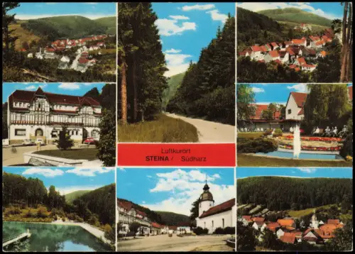 Ansichtskarte Steina-Bad Sachsa Vielfältige Ansichten Luftkurort 1978