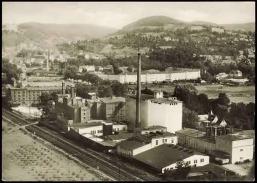 Ansichtskarte Kulmbach IREKS-Werke Luftaufnahme 1960