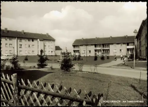 Ansichtskarte Porz-Köln Urbach Wohnsiedlung Am Tambourkreuz 1960