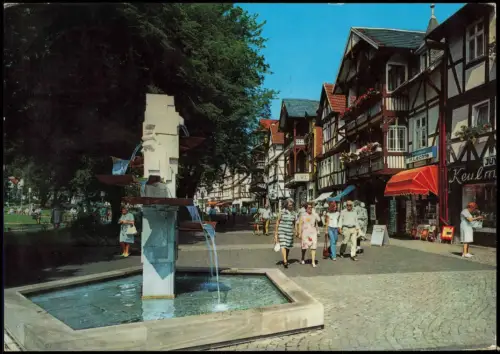 Bad Sooden Allendorf Straßen Weinreihe, Ortsansicht Leute Geschäfte 1980