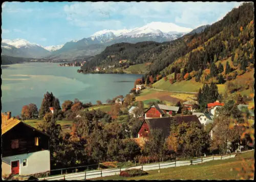 Ansichtskarte Dellach (Gailtal) Stadtpartie und Millstättersee, Kärnten 1961
