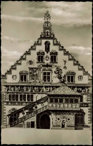 Ansichtskarte Lindau (Bodensee) Altes Rathaus 1959