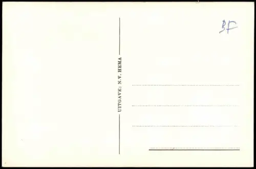 Postkaart Groningen Universität Universiteit 1955