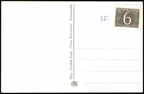 Postkaart Groningen Grote Markt met Stadhuis 1960