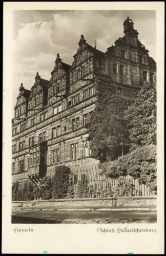 Ansichtskarte Hameln Schloss Hämelschenburg 1954