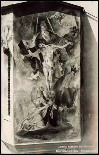 Ansichtskarte Innsbruck Servitenkirche - Maria Mittlerin der Gnaden 1960